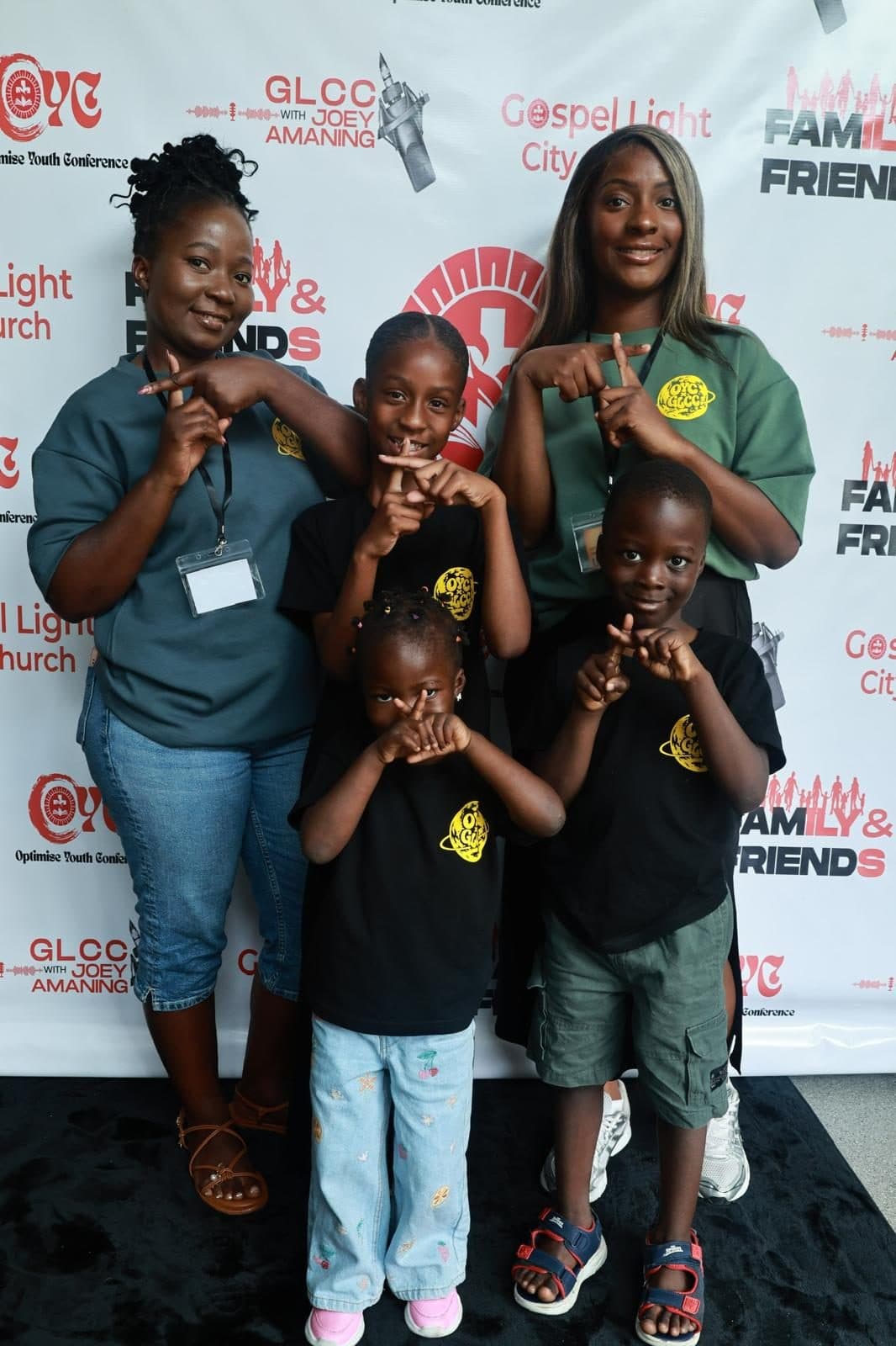 Families together at a Gospel Light City Church event